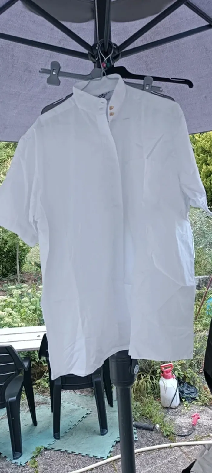 Chemisier blanc femme - photo numéro 2