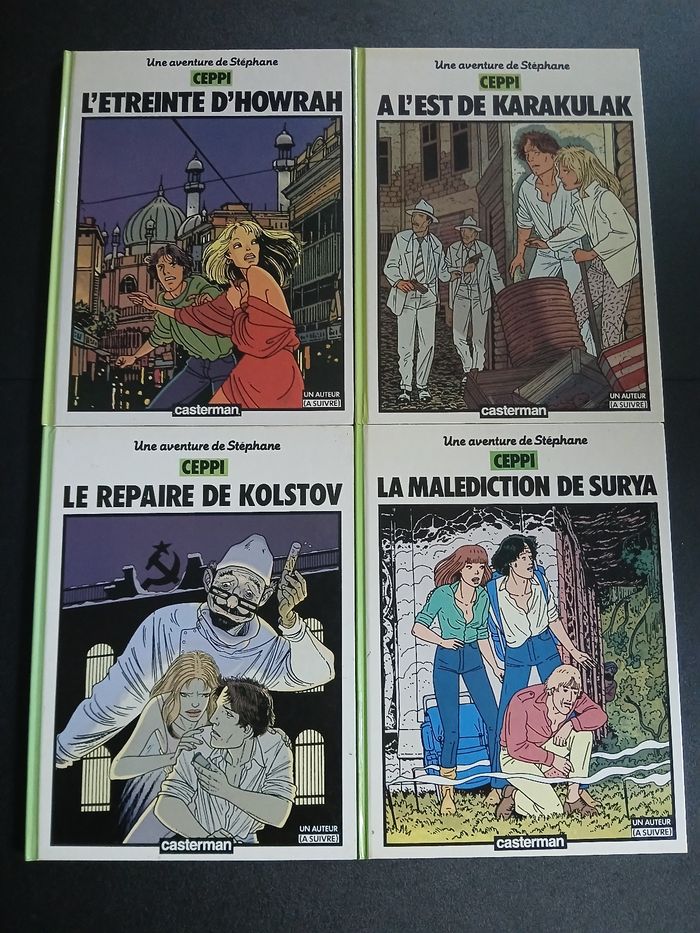 Lot de 4 bd stephane ceppi