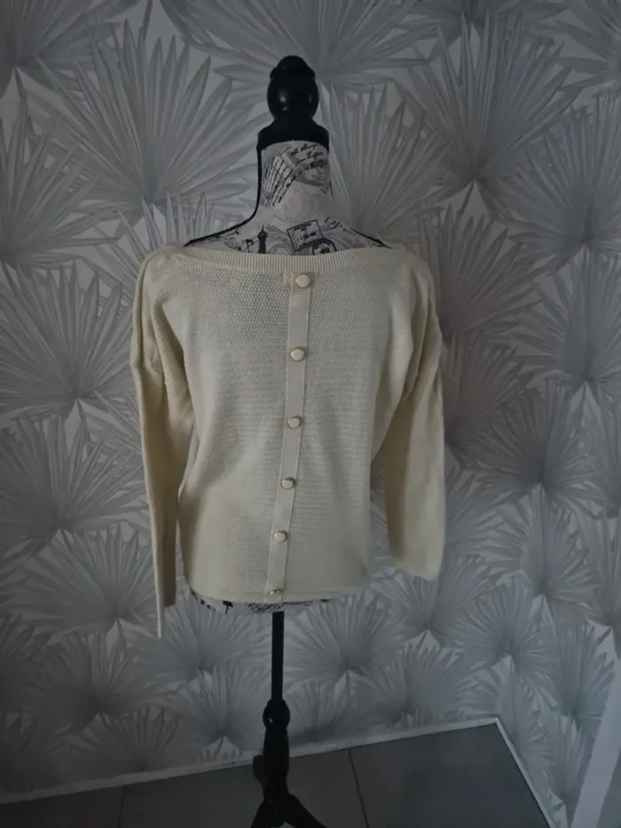 Joli pull original cache cache taille 40 - photo numéro 2