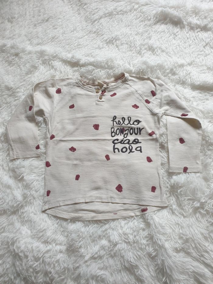 Sweatshirt 3/4 ans Zara - photo numéro 2