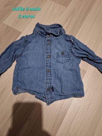 Chemise bébé garçon