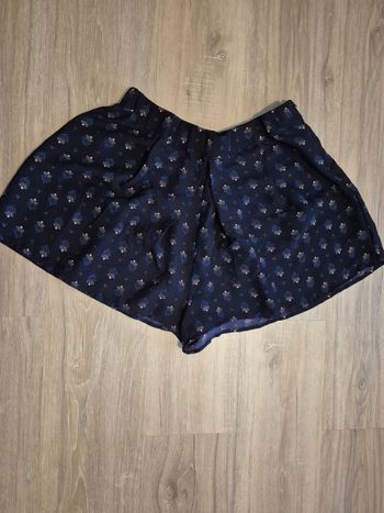 Short jupe bleue marine