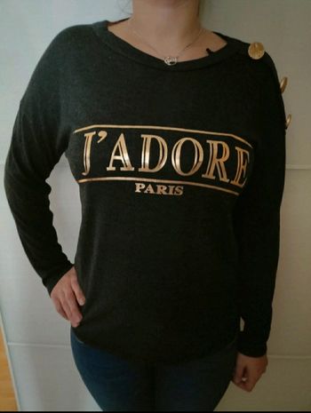 Pull message Taille Unique