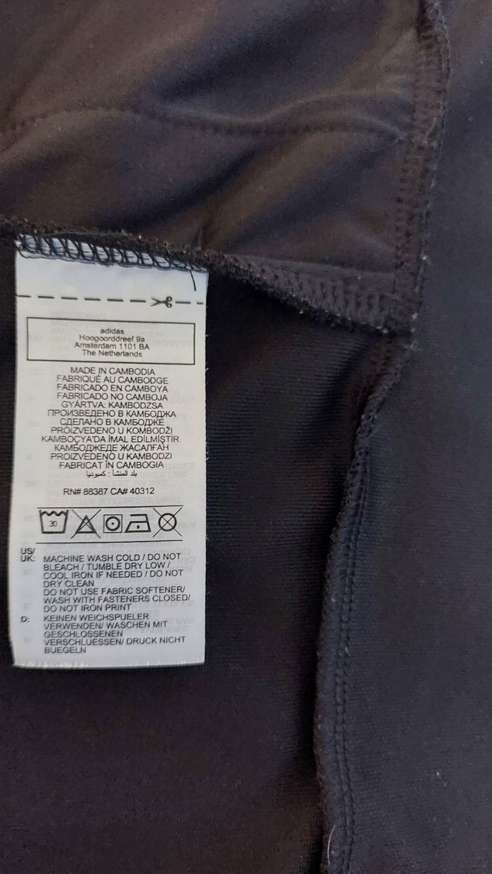 Veste Adidas noire taille s - photo numéro 4