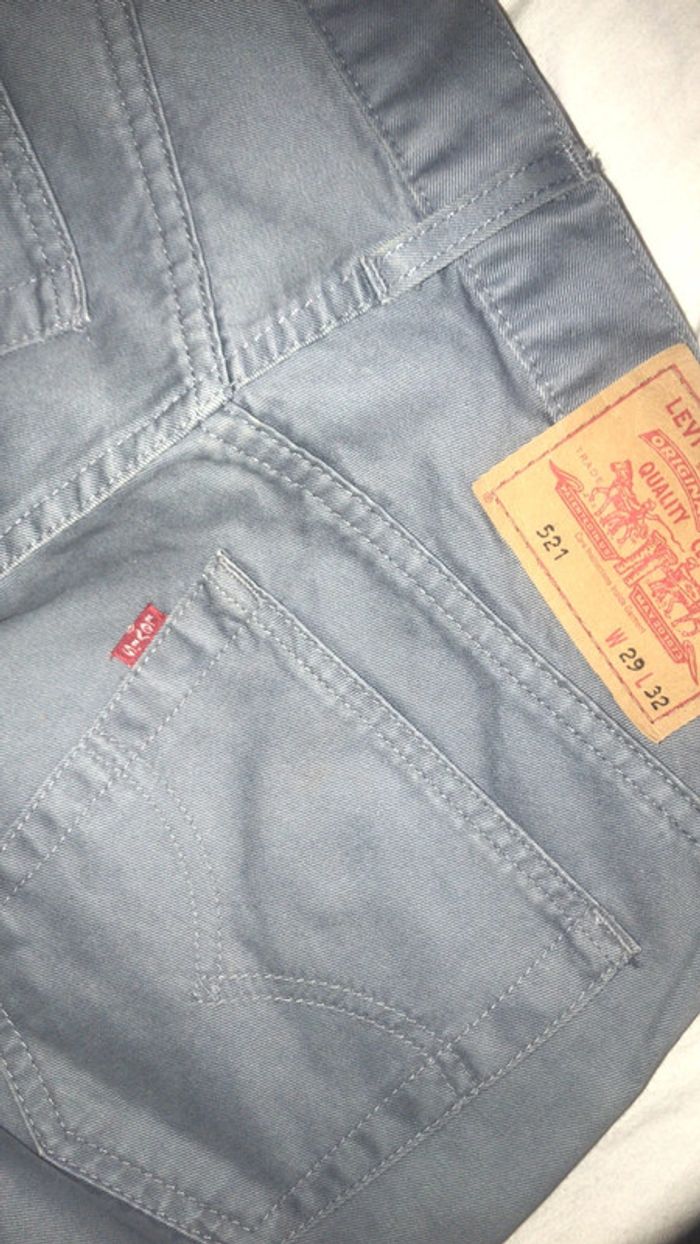 Pantalon toile levis gris W29L32 - photo numéro 4