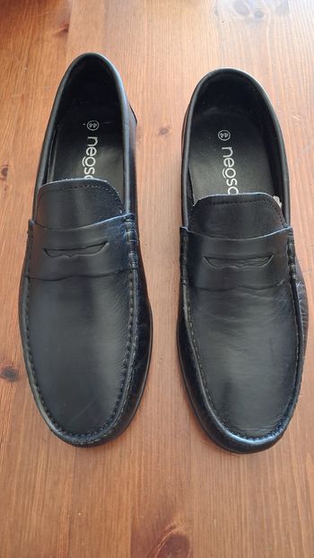 Chaussures cuir mocassin Vintage 44