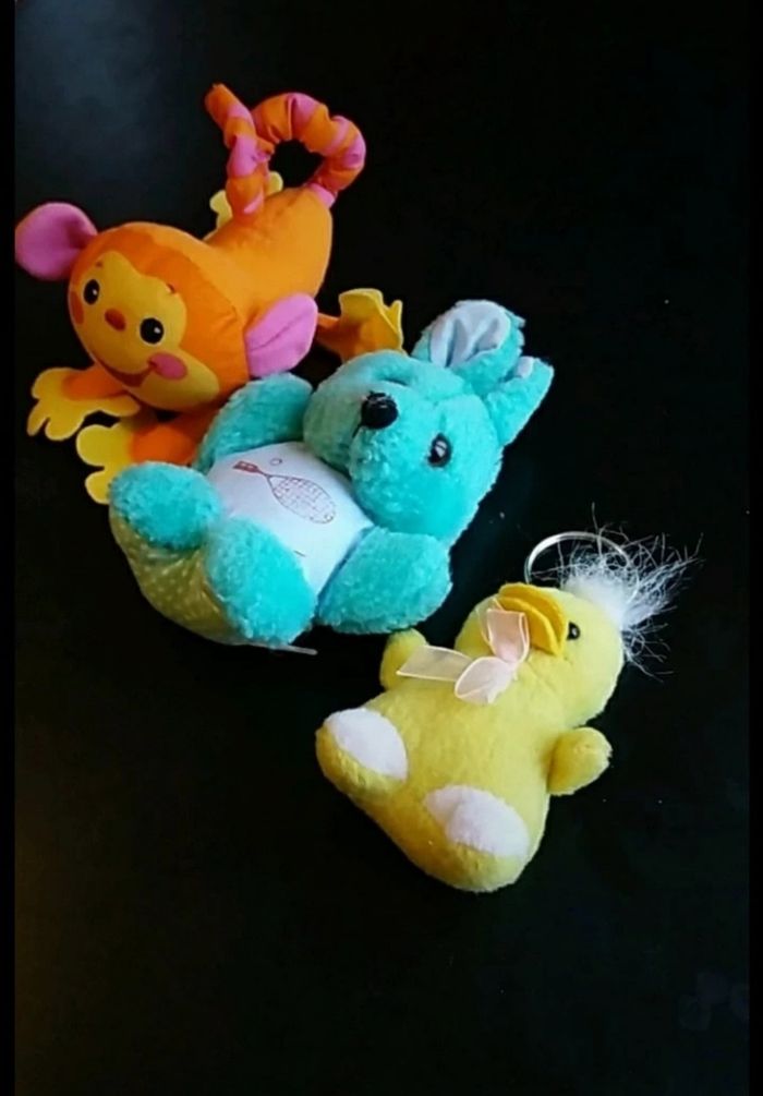 Lots de 4 peluches - photo numéro 3
