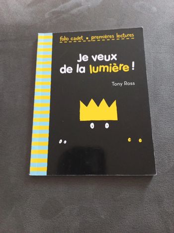 Premières lectures cp folio cadet je veux de la lumière