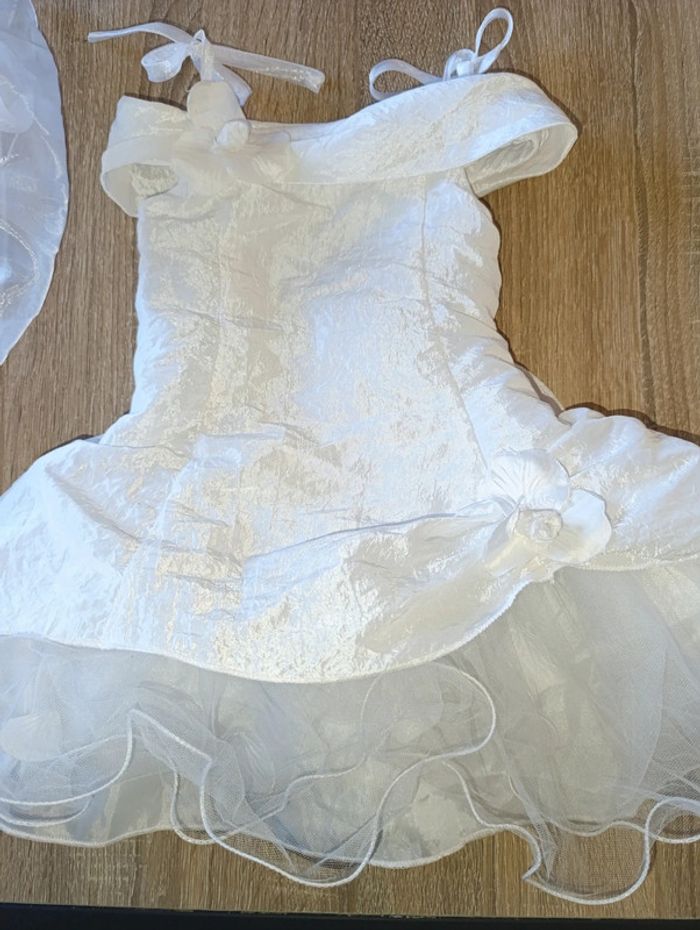 Robe de cérémonie 6mois avec châle - photo numéro 3