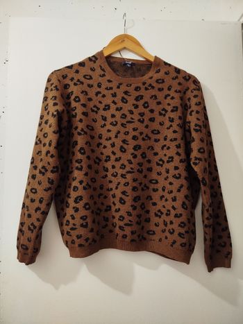 Pull femme marron Kiabi