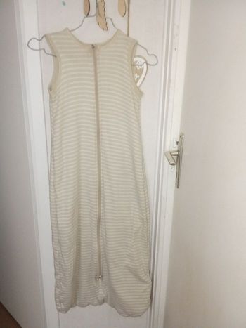 Turbulette gigoteuse garçon lupilu 110 cm de 18 à 48 mois, 4 ans, beige, blanc, rayures Tog 2