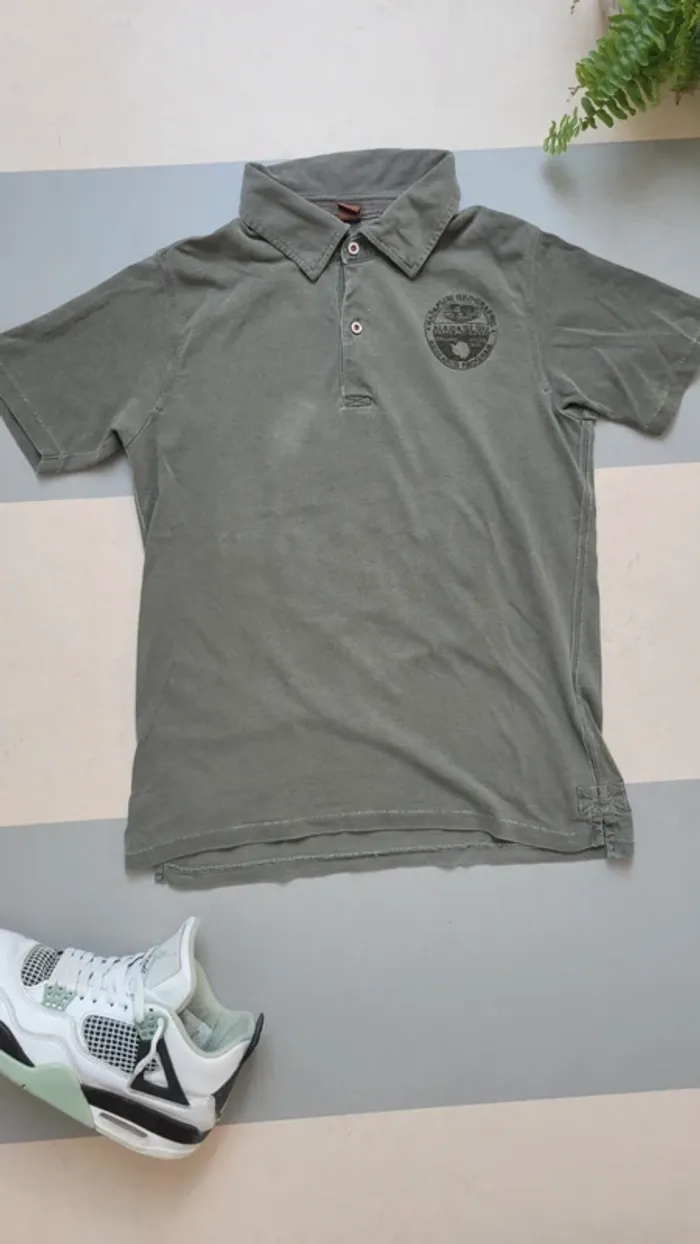 Polo napapijri kaki taille XS - photo numéro 5