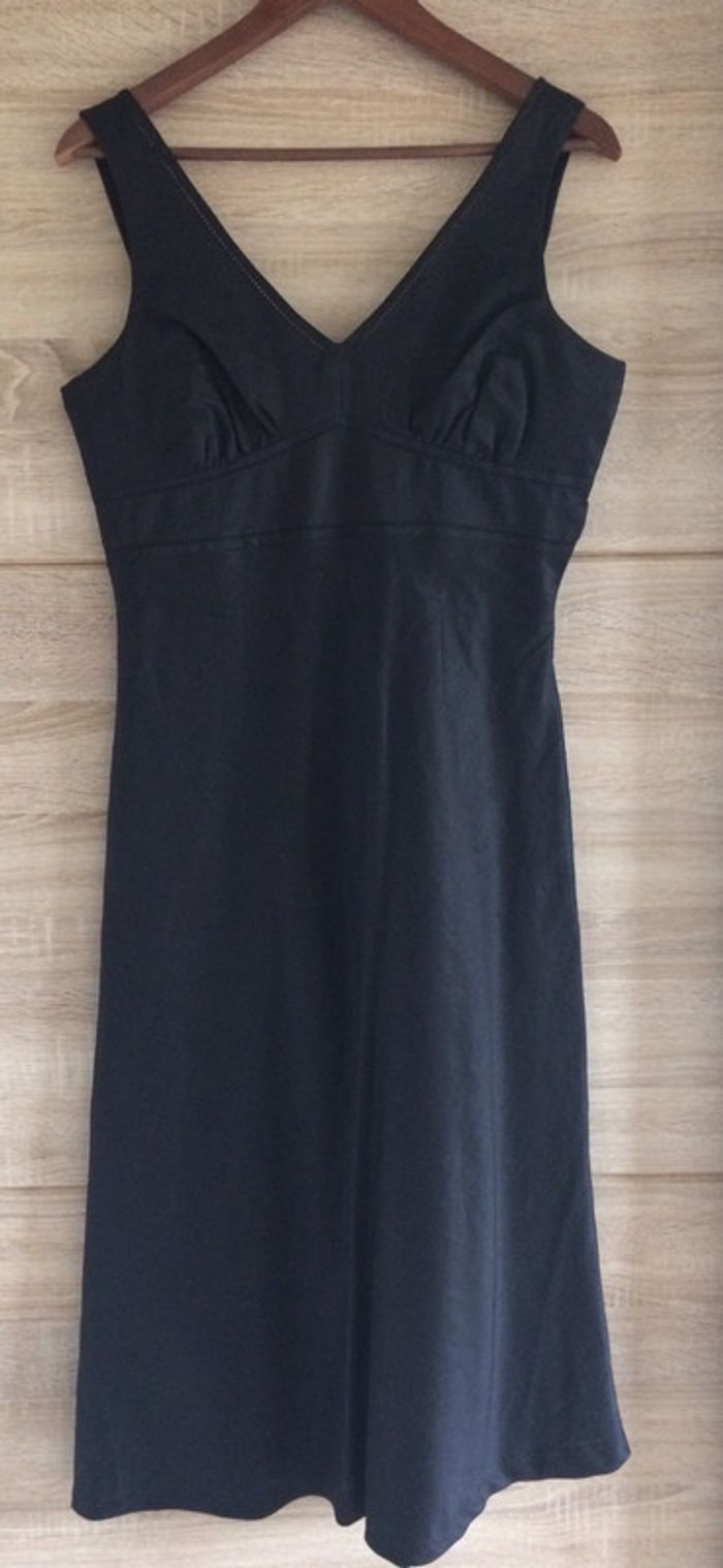 Superbe robe longue noire camaïeu neuf taille 40 - photo numéro 2