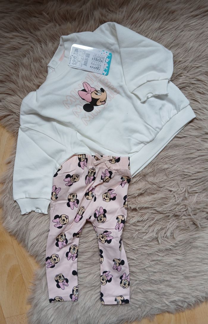 Ensemble sweat + legging 'Minnie' - Rose