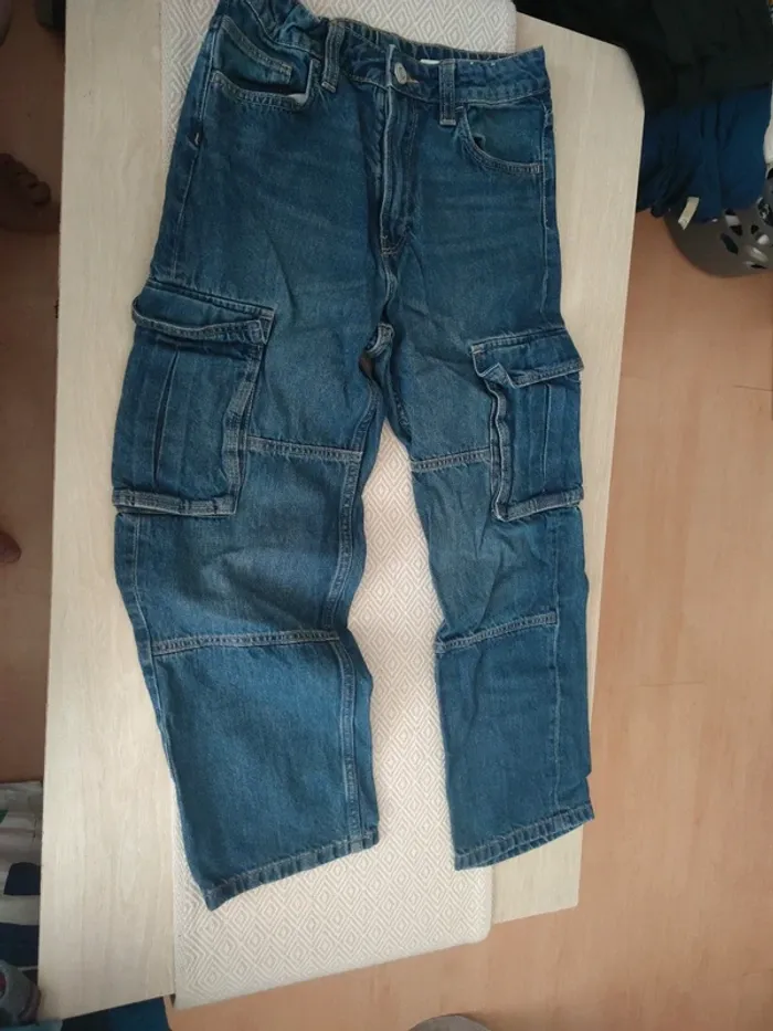 Jean large poche cuisse h&M 11 12 ans
