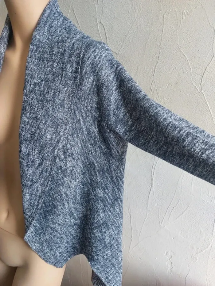 Gilet long gris Taille S - photo numéro 3