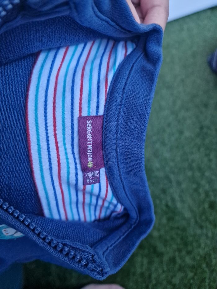 Veste zippée de Sergent major 24-36 mois - photo numéro 7