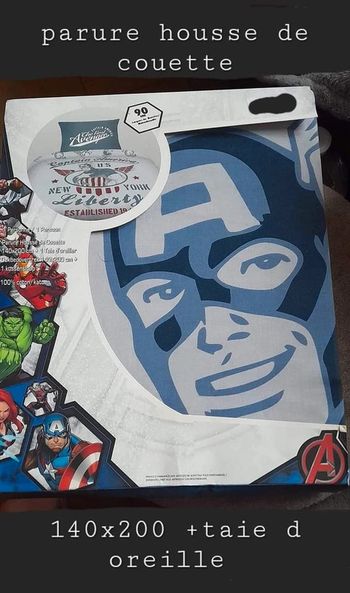 Housse de couette + taille d oreilles 140x200