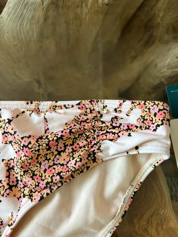 Bas de maillot de bain Roxy fleur rose clair M femme - photo numéro 4
