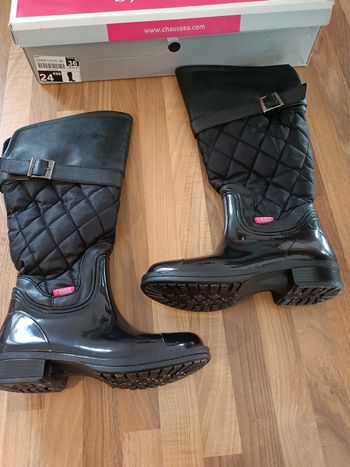 Bottes de pluie noires 36