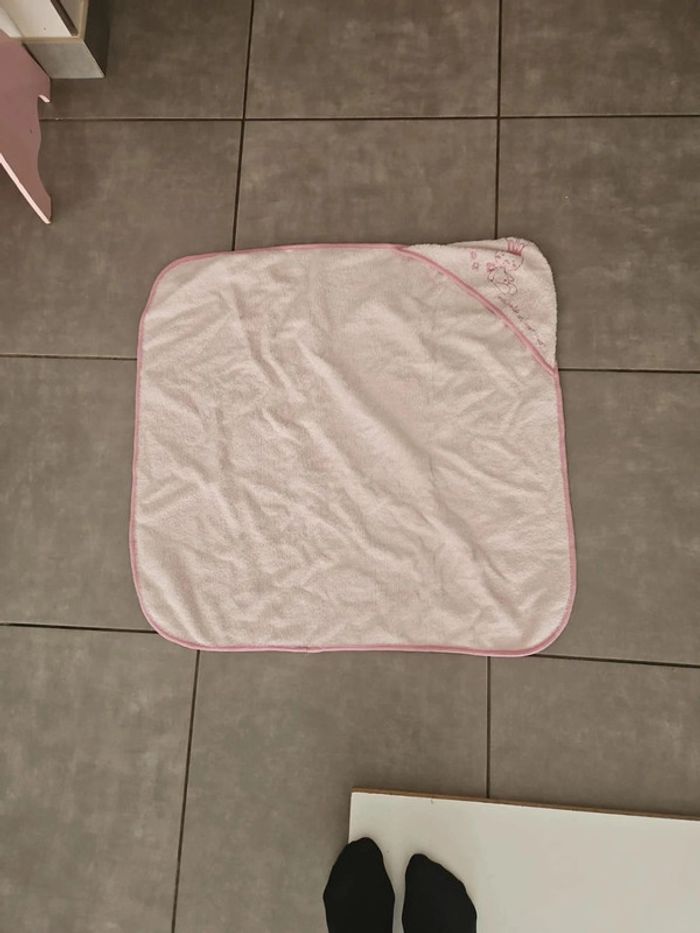 Lot 2 cape de bain sortie de bain serviette bebe - photo numéro 3
