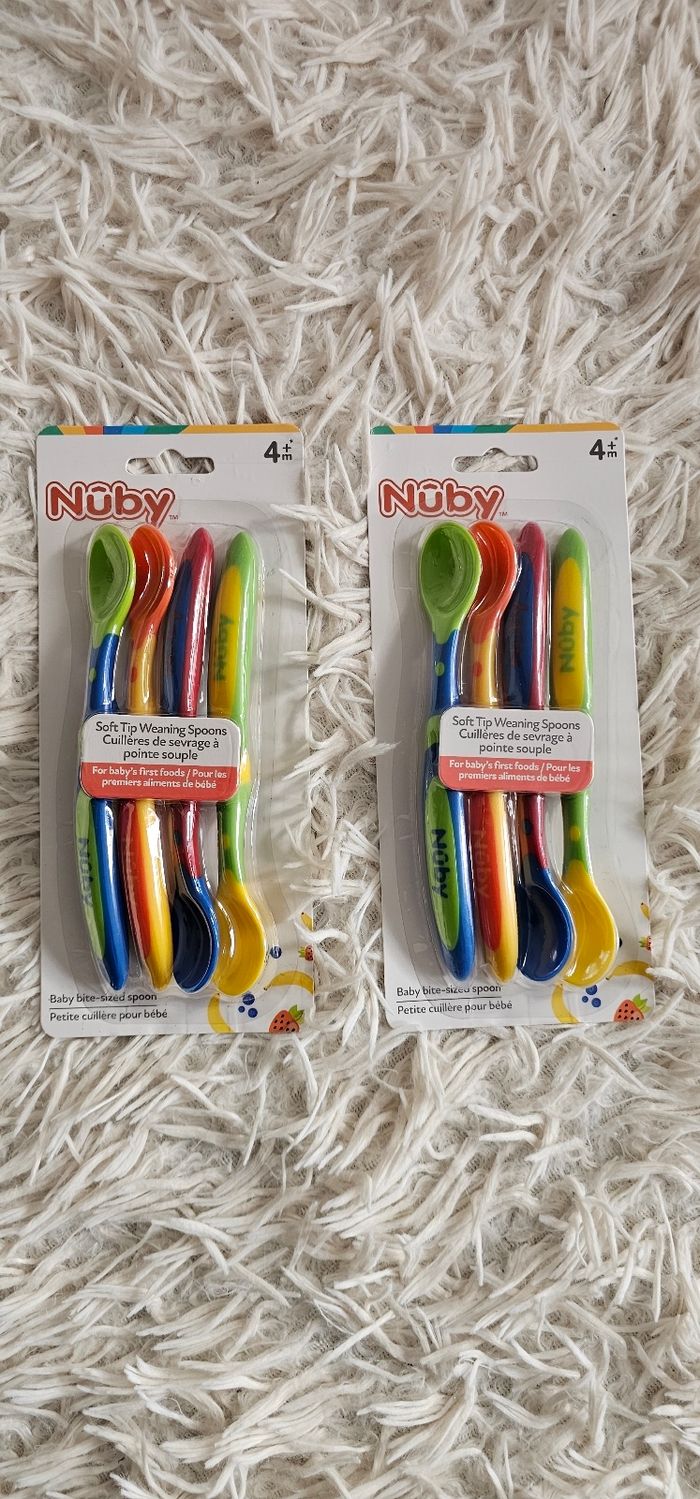 Lot de 8 cuillères Nûby bebe Neufs
