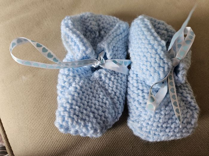 Chausson bébé fait a la main