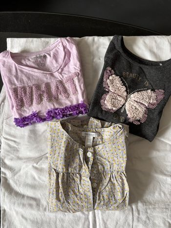 Lot de tee shirt manches longues + blouse 