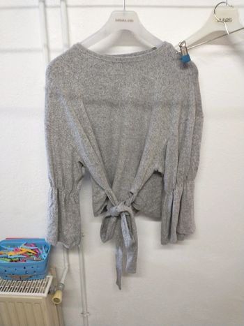 Pull gris Bershka taille s