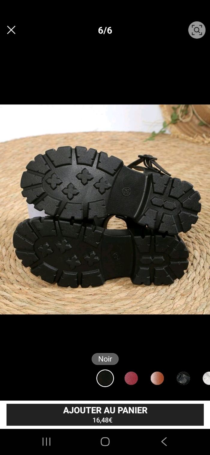 Chaussures ouvertes noires - photo numéro 2