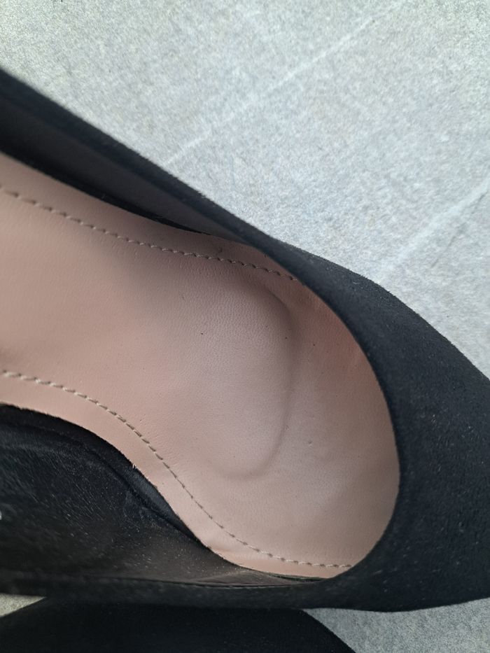 Escarpins noir talon haut en daim Nio Nio 👠 - photo numéro 8