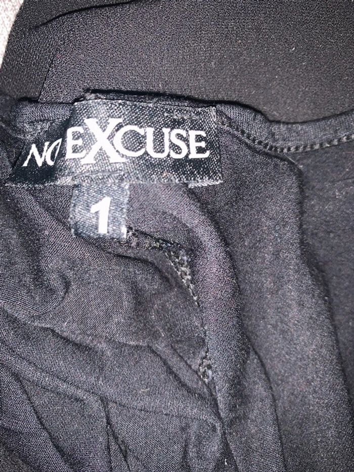 Blouse noire oversize original no excuse taille 36 - photo numéro 7