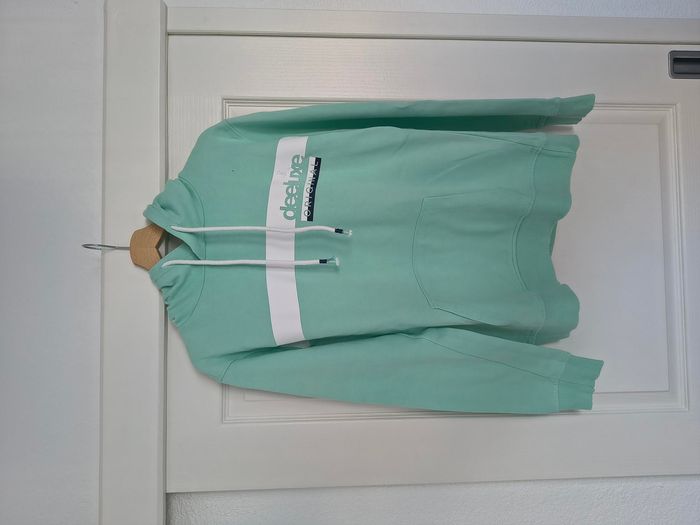 Sweat capuche Deeluxe homme vert amande Tequila taille L