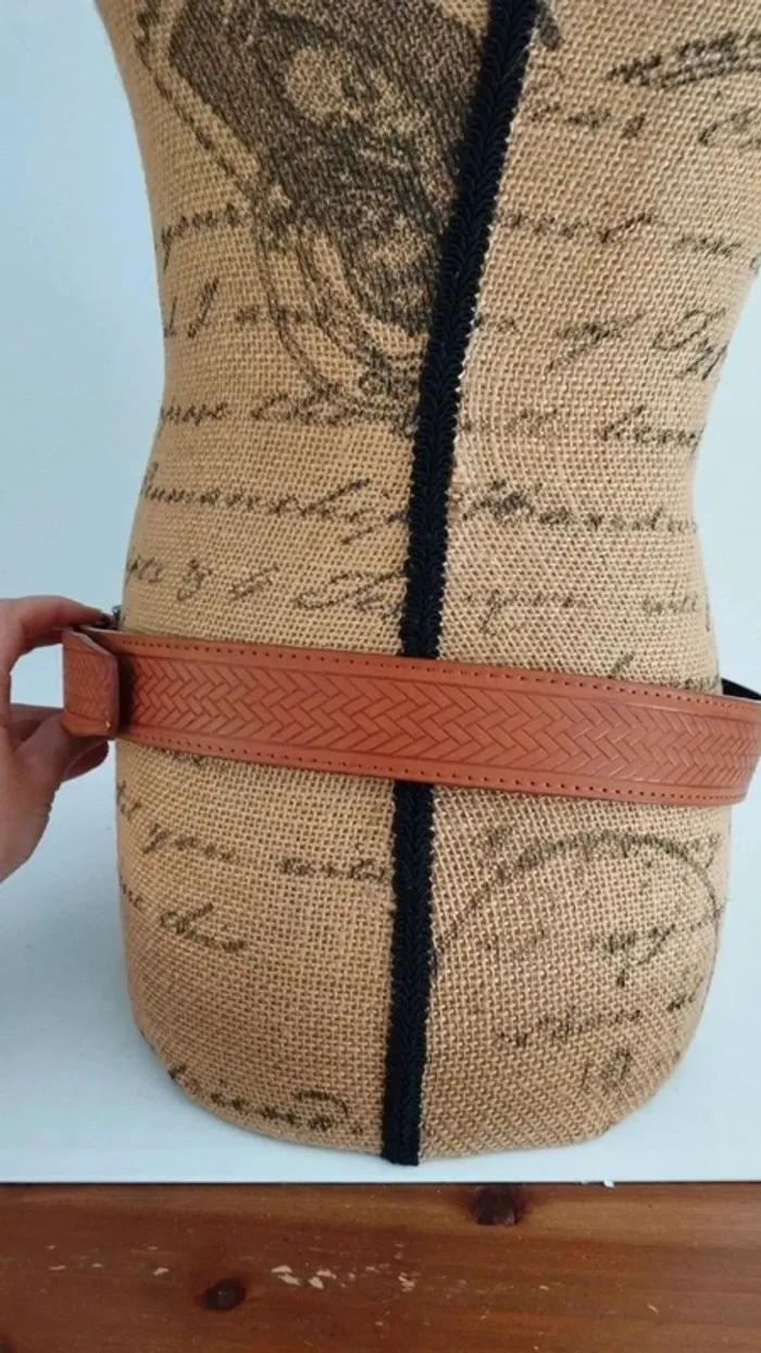 Ceinture marron mixte taille 120 cm - photo numéro 6