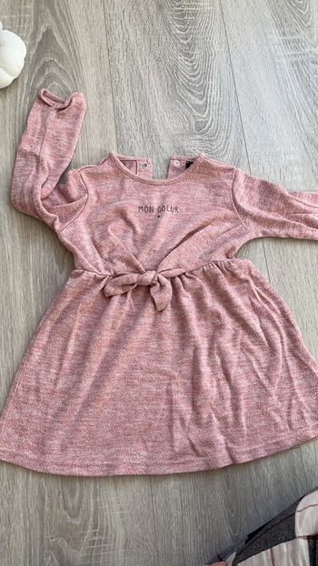 Robe légère coton rose clair