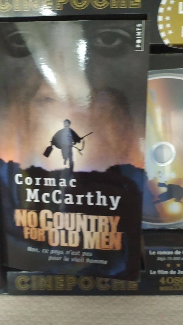 livre + dvd cinepoche '' no country for old men '' cormac mc carthy - photo numéro 2