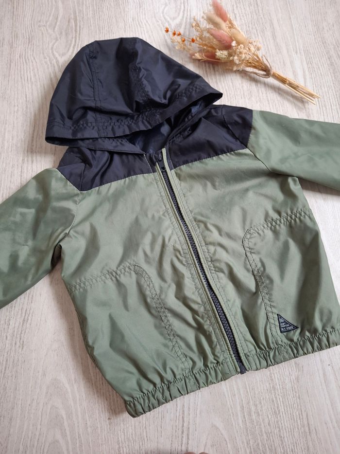 Veste coupe-vent pluie garçon kaki Tape à l’œil/TAO – 3 ans - photo numéro 2