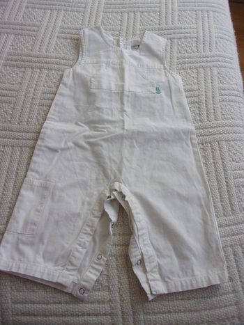 salopette blanche Cocoon taille 1 an