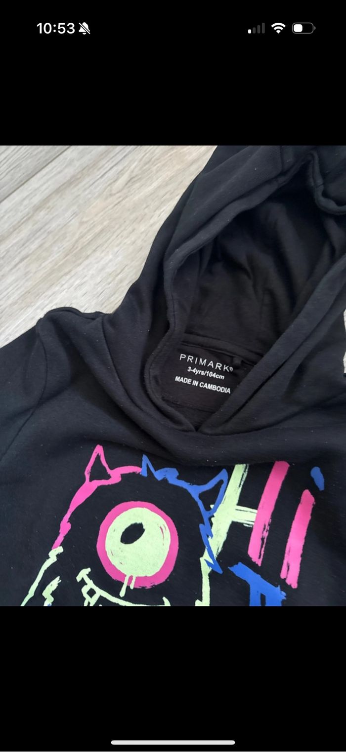 Sweat garçon primark 3/4ans - photo numéro 2