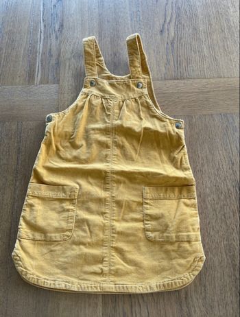 Robe salopette en velours