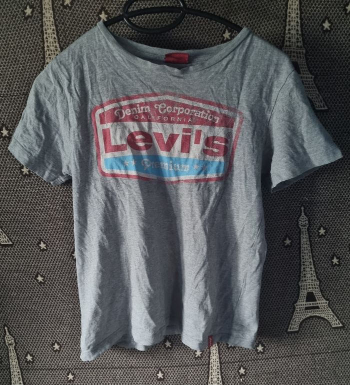 T-shirt gris imprimé Levi's 12ans