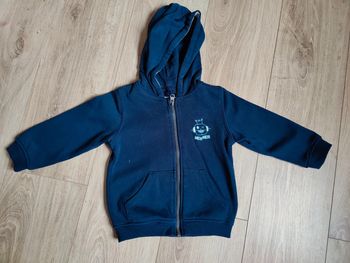 Veste à capuche molletonné