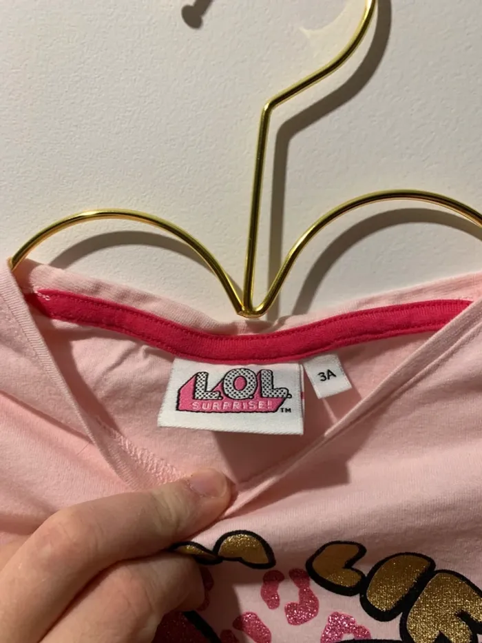 Tee shirt manches longues LOL 3 ans - photo numéro 3