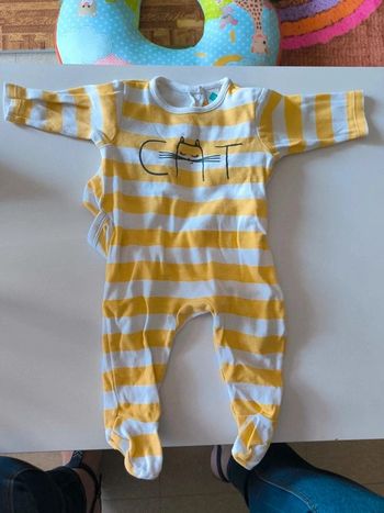 Pyjamas léger tex jaune