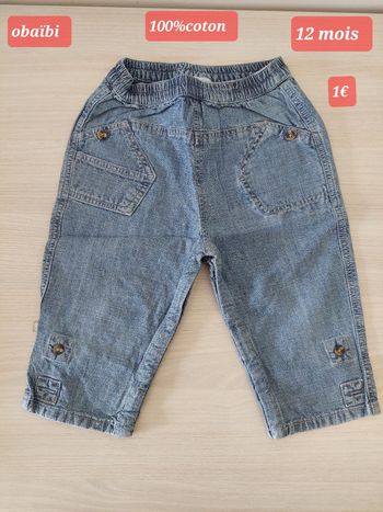 Pantalon garçon 12  mois