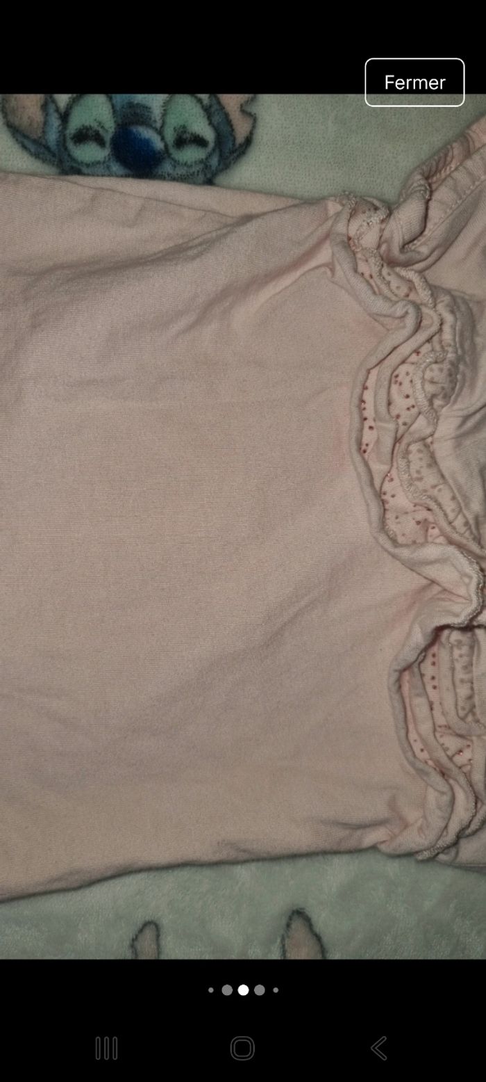 Tee-shirt manche courte 6 mois fille en très bon état - photo numéro 4