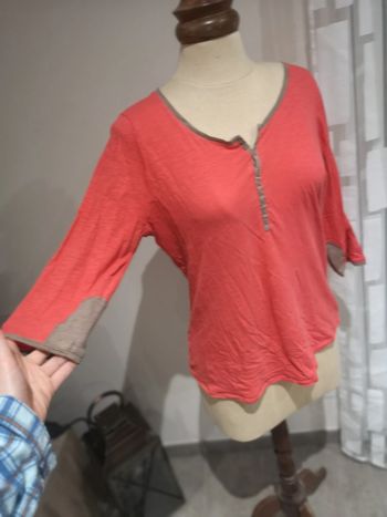 T-shirt manche 3 4 promod