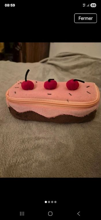 Trousse gâteau mignonne pencil case cake