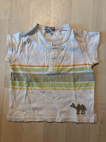 T-shirt manches courtes orchestra 12 mois motif chameau