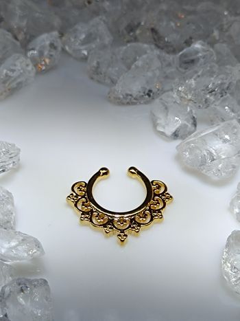 Piercing septum nez faux bijou narine stuf clips nose